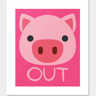 Pig Out Posters and Art